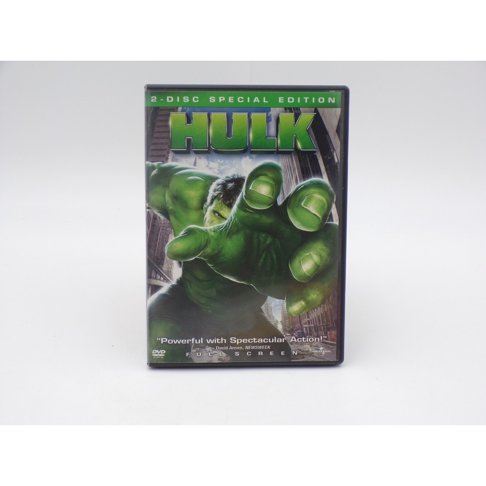 Hulk DVD 2-Disc Special Edition 2003 Full‎ Screen Marvel Eric Bana Ang Lee Movie